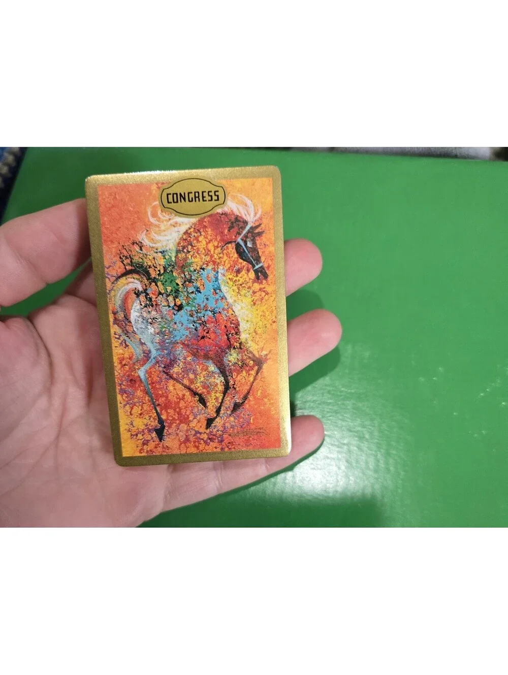 Vintage 70’s Congress Playing Cards Complete Multicolor Horses. New In Package